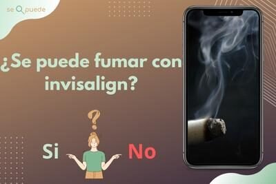 ¿Se puede fumar con invisalign