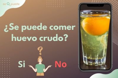 ¿Se puede comer huevo crudo?