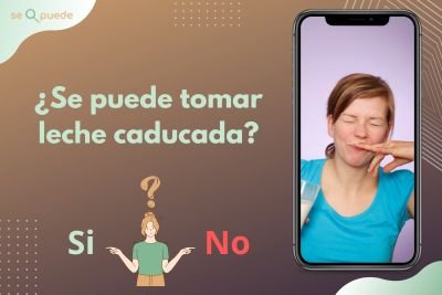 ¿Se puede tomar leche caducada?