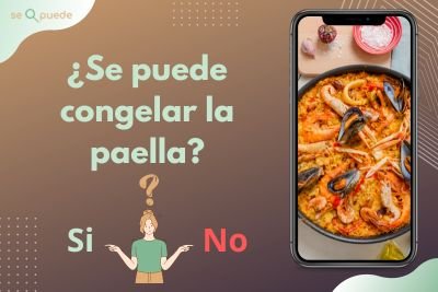 ¿Se puede congelar la paella?
